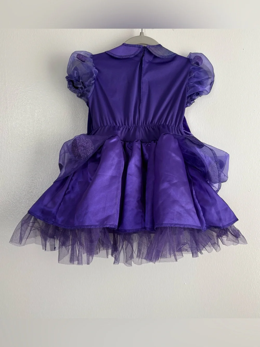 Disney Junior Minnie Mouse Purple Fit & Flare Tulle Dress-up Dress Girls 2T - Picture 4 of 4